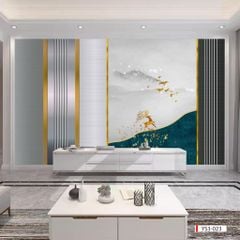 TRANH DÁN TƯỜNG 3D - PHÒNG NGỦ - PHONG CÁCH HIỆN ĐẠI - KHỔ LỚN - MÃ: ys3-023