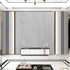 BST150 - TRANH DÁN TƯỜNG 3D - PHÒNG KHÁCH - PHONG CÁCH HIỆN ĐẠI - KHỔ LỚN