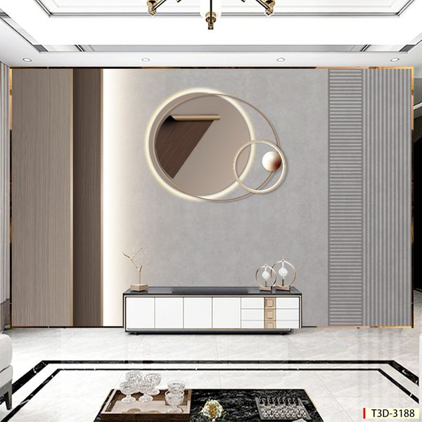 TRANH DÁN TƯỜNG 3D - PHÒNG NGỦ - PHONG CÁCH HIỆN ĐẠI - KHỔ LỚN - MÃ: T3D-3188