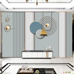 TRANH DÁN TƯỜNG 3D - PHÒNG NGỦ - PHONG CÁCH HIỆN ĐẠI - KHỔ LỚN - MÃ: GF-029