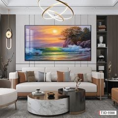 BST151 - TRANH TREO TƯỜNG - TRANH PHONG CẢNH BIỂN CẢ- KHỔ LỚN - TRANH PHÒNG KHÁCH - 2024
