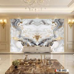 BST152 - TẤM PVC ỐP TƯỜNG - TRANG TRÍ PHÒNG KHÁCH, SAU SOFA, LỄ TÂN - TRANH VÂN ĐÁ ĐỐI XỨNG - KHỔ LỚN