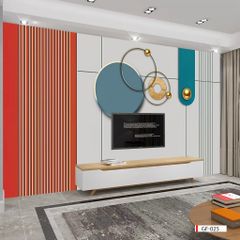 TRANH DÁN TƯỜNG 3D - PHÒNG KHÁCH - PHONG CÁCH HIỆN ĐẠI - KHỔ LỚN- MÃ: GF-025