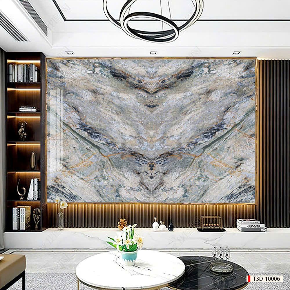 BST146 - TẤM PVC ỐP TƯỜNG - TRANG TRÍ PHÒNG KHÁCH, SAU SOFA, LỄ TÂN - TRANH VÂN ĐÁ ĐỐI XỨNG - KHỔ LỚN