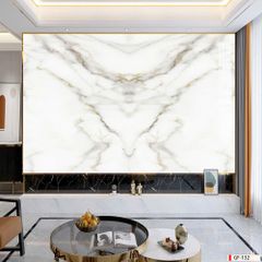 BST146 - TẤM PVC ỐP TƯỜNG - TRANG TRÍ PHÒNG KHÁCH, SAU SOFA, LỄ TÂN - TRANH VÂN ĐÁ ĐỐI XỨNG - KHỔ LỚN