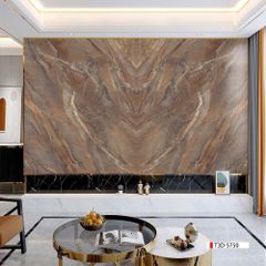 BST146 - TẤM PVC ỐP TƯỜNG - TRANG TRÍ PHÒNG KHÁCH, SAU SOFA, LỄ TÂN - TRANH VÂN ĐÁ ĐỐI XỨNG - KHỔ LỚN