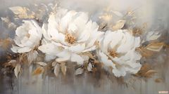 212 - TRANH TREO TƯỜNG PHÒNG KHÁCH HIỆN ĐẠI SANG TRỌNG -TRANH HOA, BÌNH HOA 3D | T3D-11103