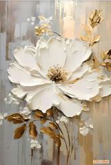 586 - TRANH TREO HÀNH LANG, LỐI ĐI- TRANH TRANG TRÍ - TRANH TREO TƯỜNG HOA BÌNH HOA - KIỂU TRANH LIỀN KHỔ | MÃ  Mã: T3D-12564