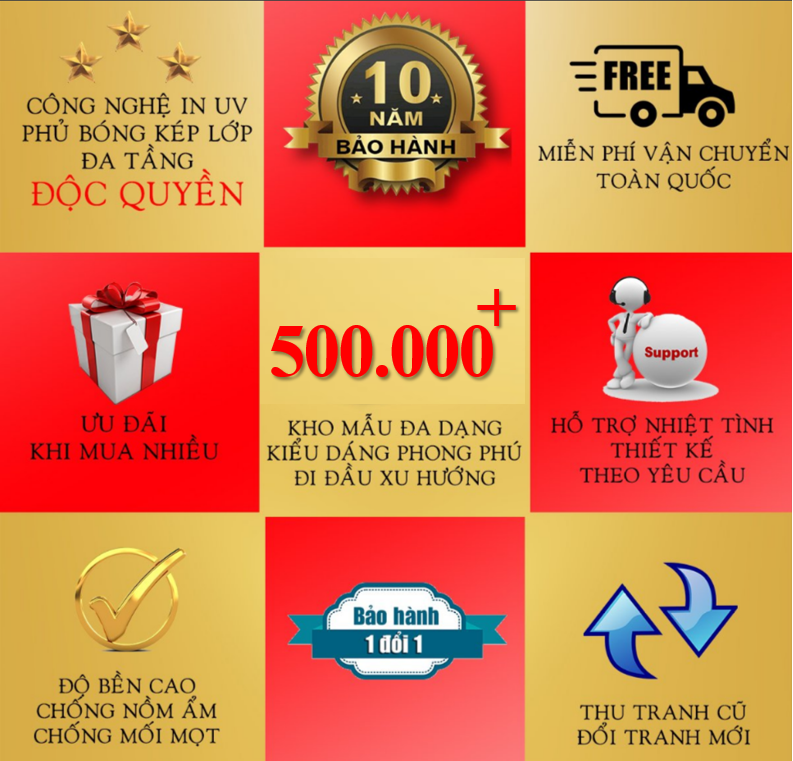 TRANH TREO TƯỜNG KHUNG HỢP KIM - TRANH SPA - MÃ T3D-1852