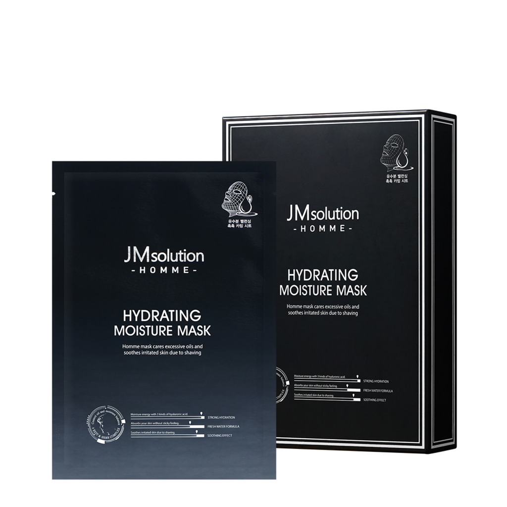 Mặt nạ cấp nước JM Solution Homme Hydrating Mask (Hộp 10 miếng)