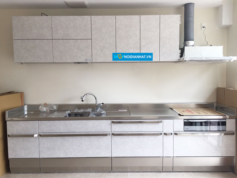 HỆ TỦ BẾP INOX CLEANUP BỀN ĐẸP VỚI CHẤT LIỆU THÉP KHÔNG GỈ 304