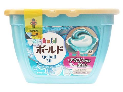 VIÊN GIẶT XẢ GEL BALL 3D HỘP 18 VIÊN