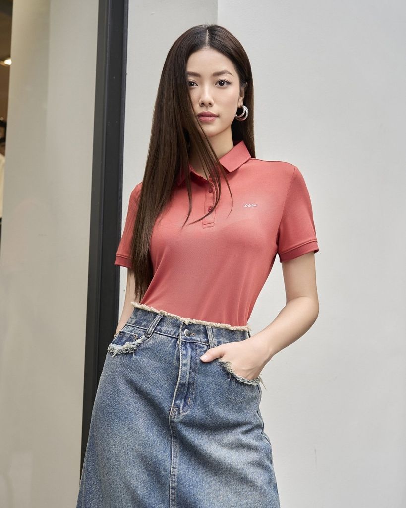 Áo polo nữ Malia chất liệu Coolmax thoáng mát  - MPO08
