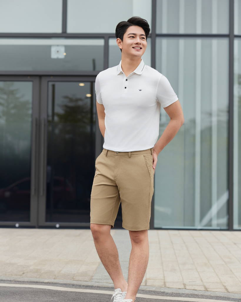 Quần short kaki nam W&W - WKS48R