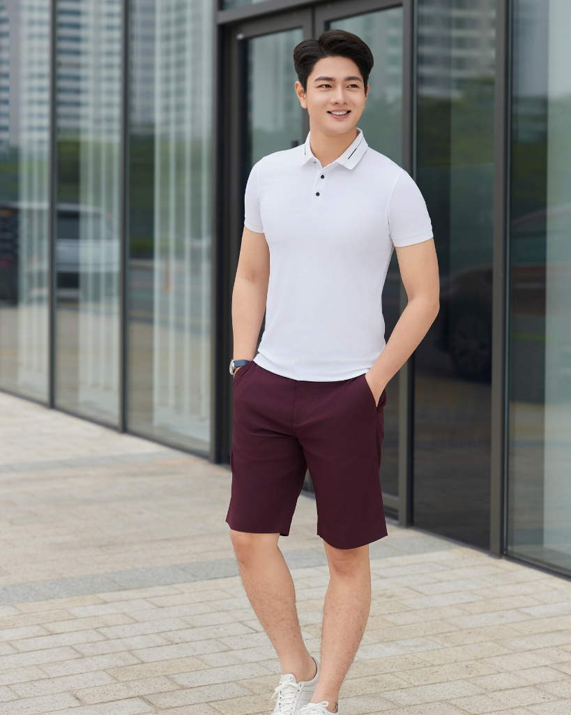 Quần short Đũi nam W&W - WKS39R