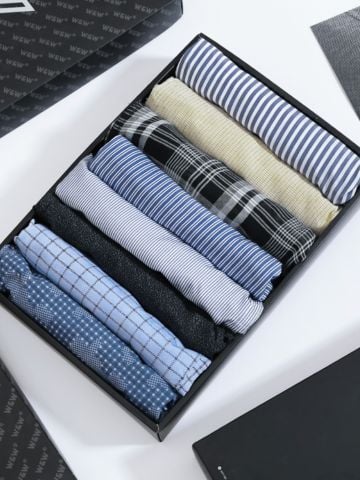 Quần short kẻ nam W&W - SHORT03