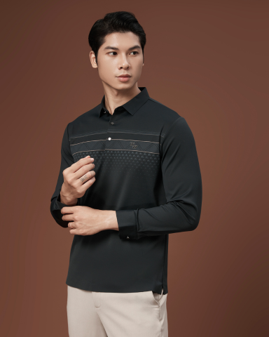 áo polo dài tay nam w&w