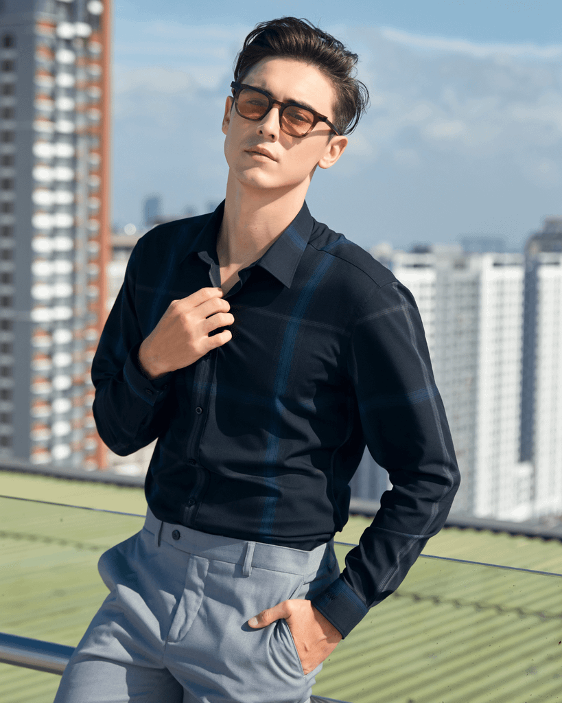 Áo sơ mi dài tay nam W&W chất liệu Bamboo thoáng mát bền màu - WLS242R