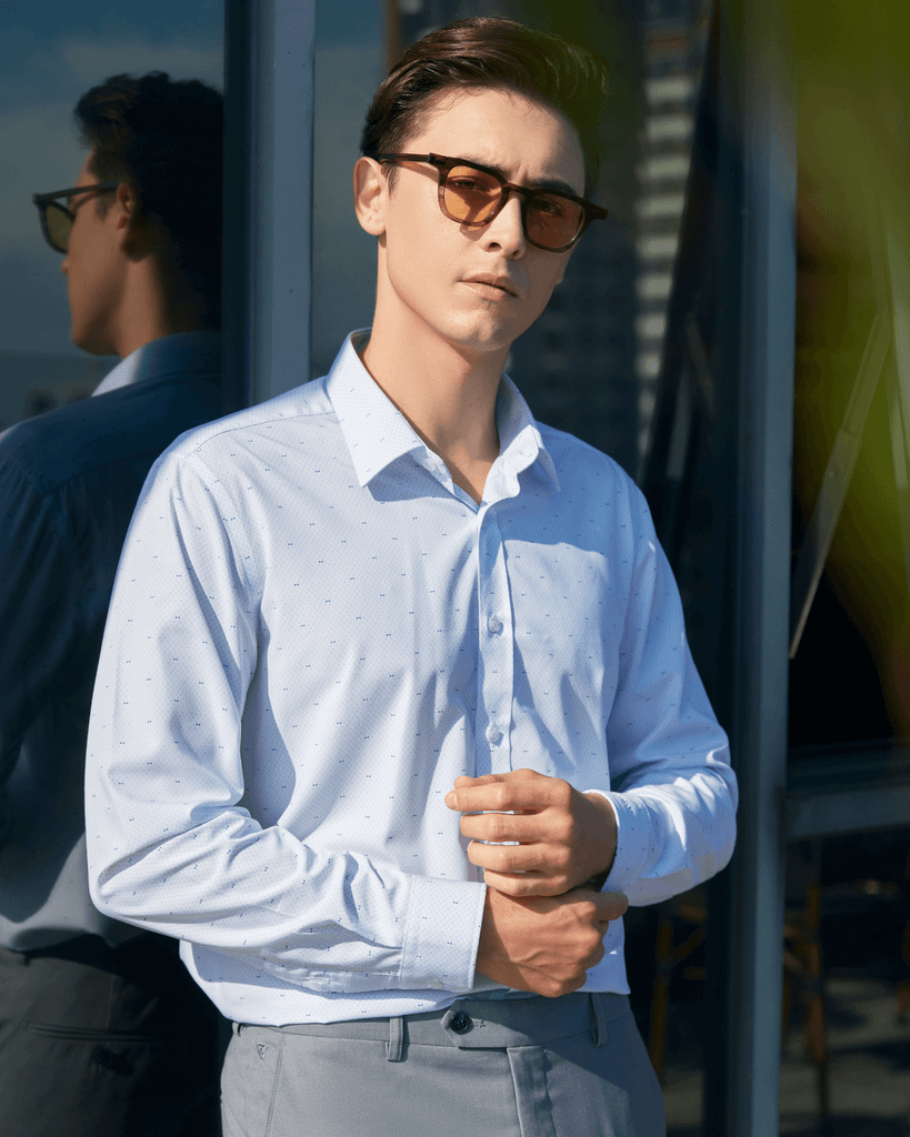 Áo sơ mi dài tay nam W&W chất liệu Bamboo thoáng mát bền màu - WLS244R