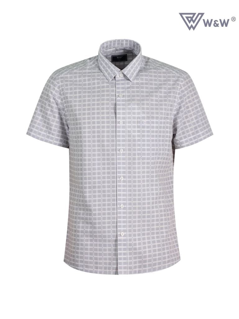 Áo sơ mi ngắn tay nam W&W - WSS220B