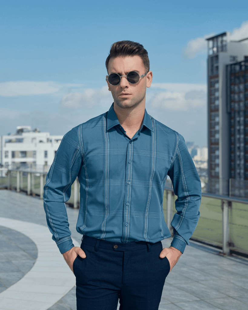 Áo sơ mi dài tay nam W&W chất liệu Bamboo thoáng mát bền màu - WLS243R