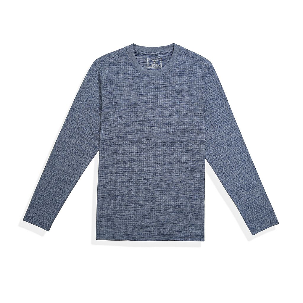 Áo thun dài tay nam W&W chất liệu 95% Polyester mỏng nhẹ giữ ấm - WLT14