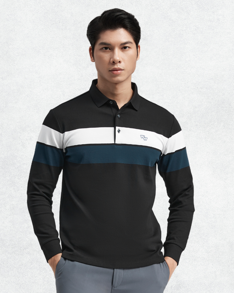 Polo nam dài tay W&W - POLO19
