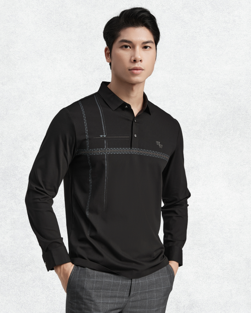 Polo nam dài tay W&W - POLO21