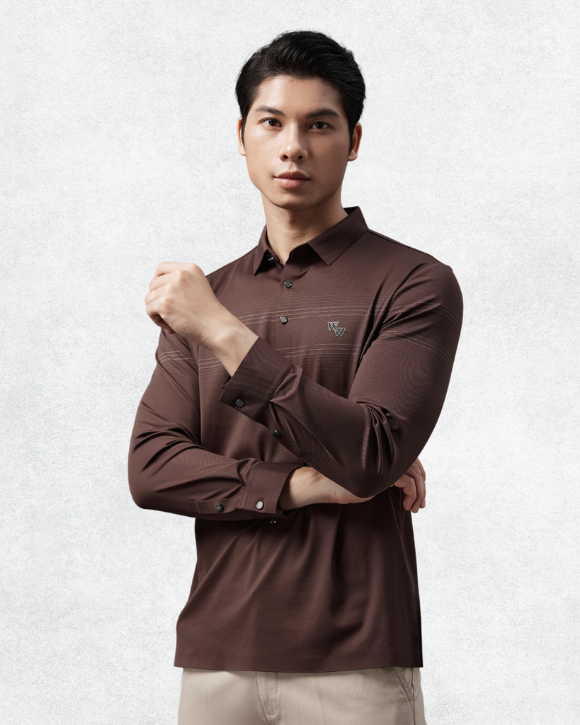 Polo nam dài tay W&W - POLO24