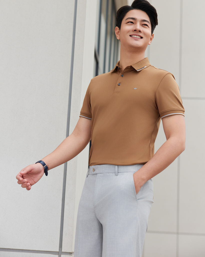 Áo Polo Nam Cao Cấp, Chất Liệu Mát Lạnh W&W - WPO144R