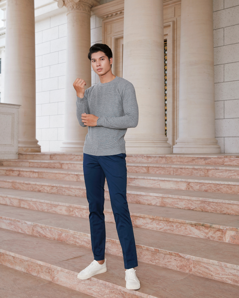 Quần dài kaki nam W&W chất liệu cotton thoáng mát, bền màu - WKP17R