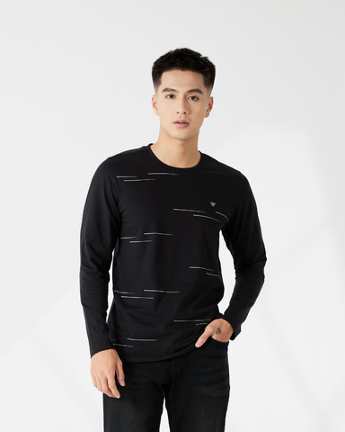 Áo thun dài tay nam W&W mềm mịn, không bai xù - WLT19