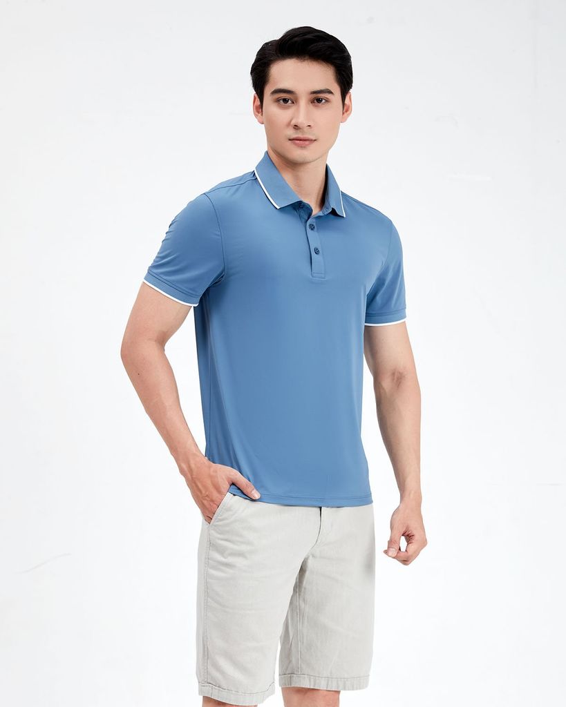 Áo polo nam W&W chất liệu Nylon mỏng nhẹ thoát ẩm tốt - WPO115R