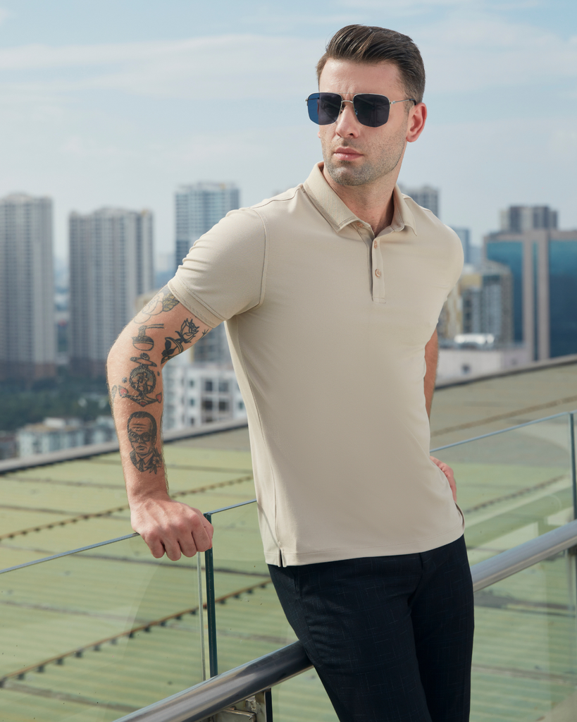 Áo polo nam W&W chất liệu Lotus thoáng mát độ bền cao - WPO116S