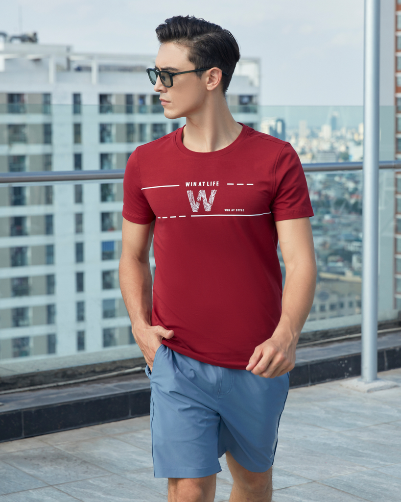 Áo tshirt nam W&W chất liệu Cotton thấm hút mồ hôi tốt chống mài mòn - WTS59S