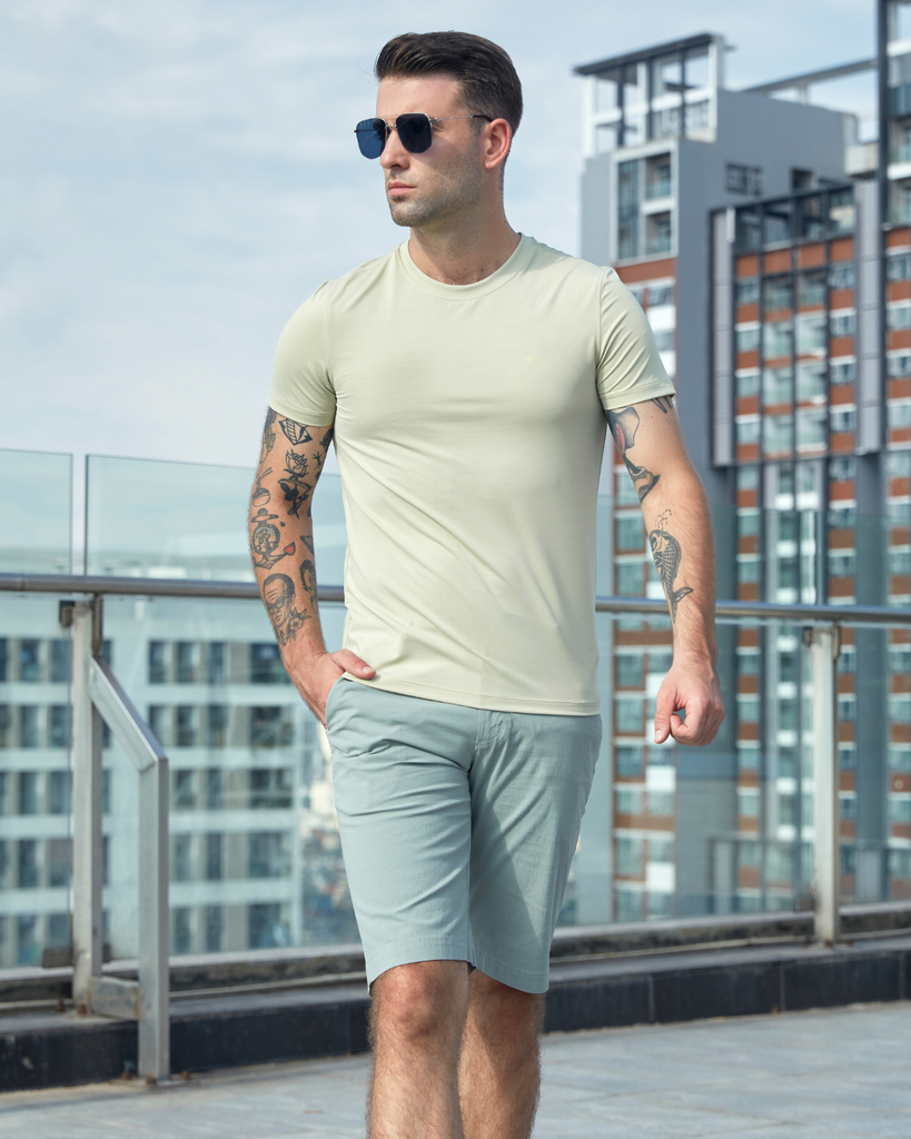 Áo tshirt nam W&W chất liệu Coolmax thoáng mát mềm mịn - WTS63S