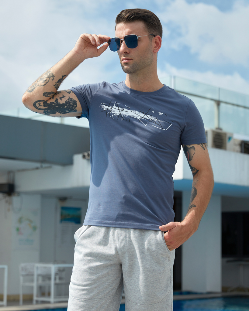 Áo tshirt nam W&W chất liệu CVC mềm mại thoáng mát - WTS66S