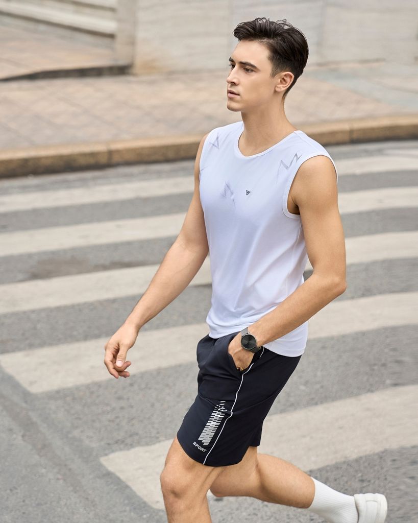 Áo tank top nam W&W chất liệu Coolmax mỏng nhẹ thấm hút - WTT24