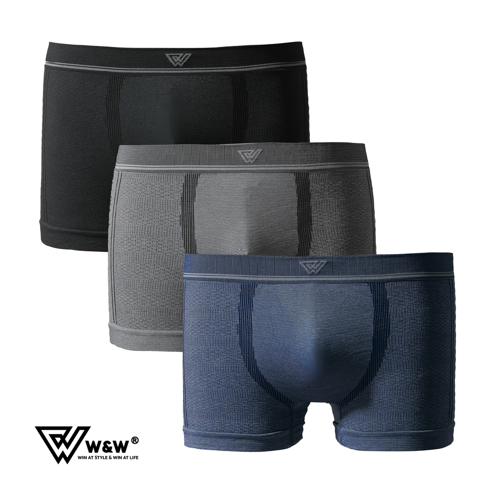 Sịp boxer nam W&W chất liệu Bamboo thoáng mát, kháng khuẩn - WUW47