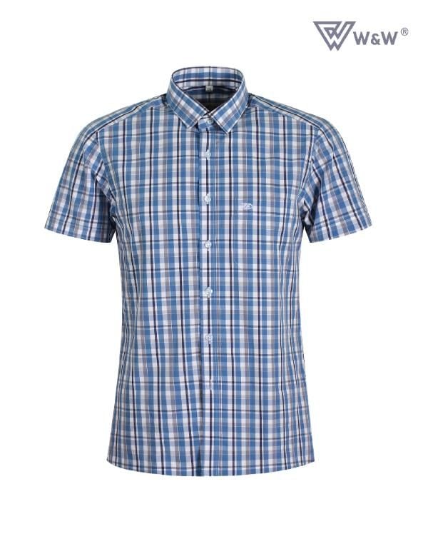 Áo sơ mi cộc tay nam W&W - WSS203B