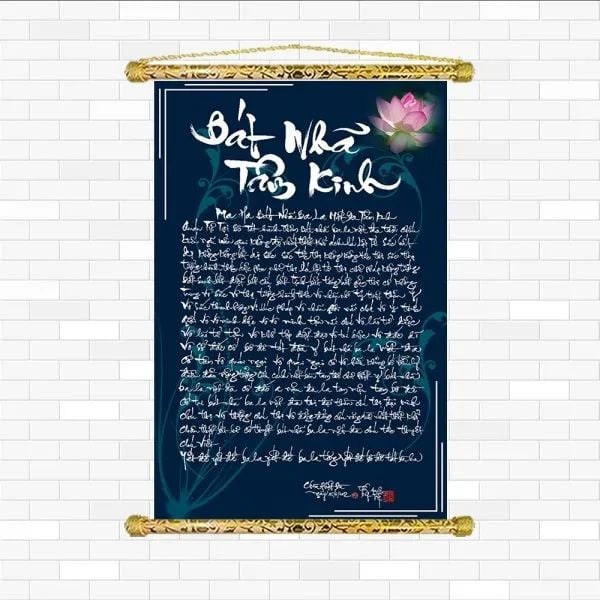 Tranh thư pháp - Bát Nhã Tâm Kinh