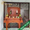 Vách ngăn chắn bàn thờ gỗ  -VNPT 0143