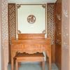 Vách ngăn phòng thờ gỗ đẹp 0132