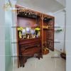 Vách ngăn phòng thờ gỗ MDF 0111