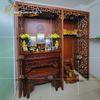 Vách ngăn phòng thờ gỗ MDF 0111