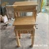 Bộ bàn thờ gia tiên gỗ gõ đỏ 62cm