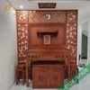Vách ngăn phòng thờ cnc ốp tường đẹp 0137
