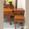 Bộ bàn thờ gia tiên gỗ gõ đỏ 62cm