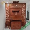 Vách ngăn phòng thờ cnc ốp tường đẹp 0137