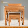 Bàn Thờ Gia Tiên Chạm Sen- GS01
